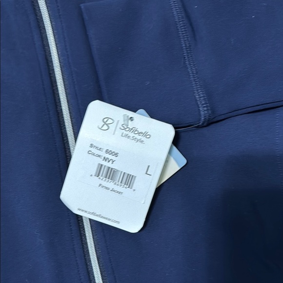 NWT Sofibella tennis navy Zip-Up Jacket - various sizes - Picture 2 of 3